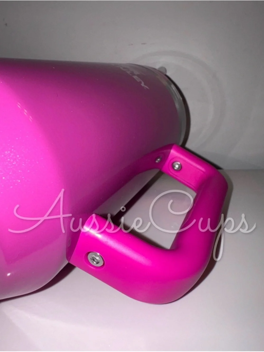 Stanley Punch Shimmer, Pink Insulated Tumbler with Handle & Straw Quencher 40 oz - Picture 9 of 10